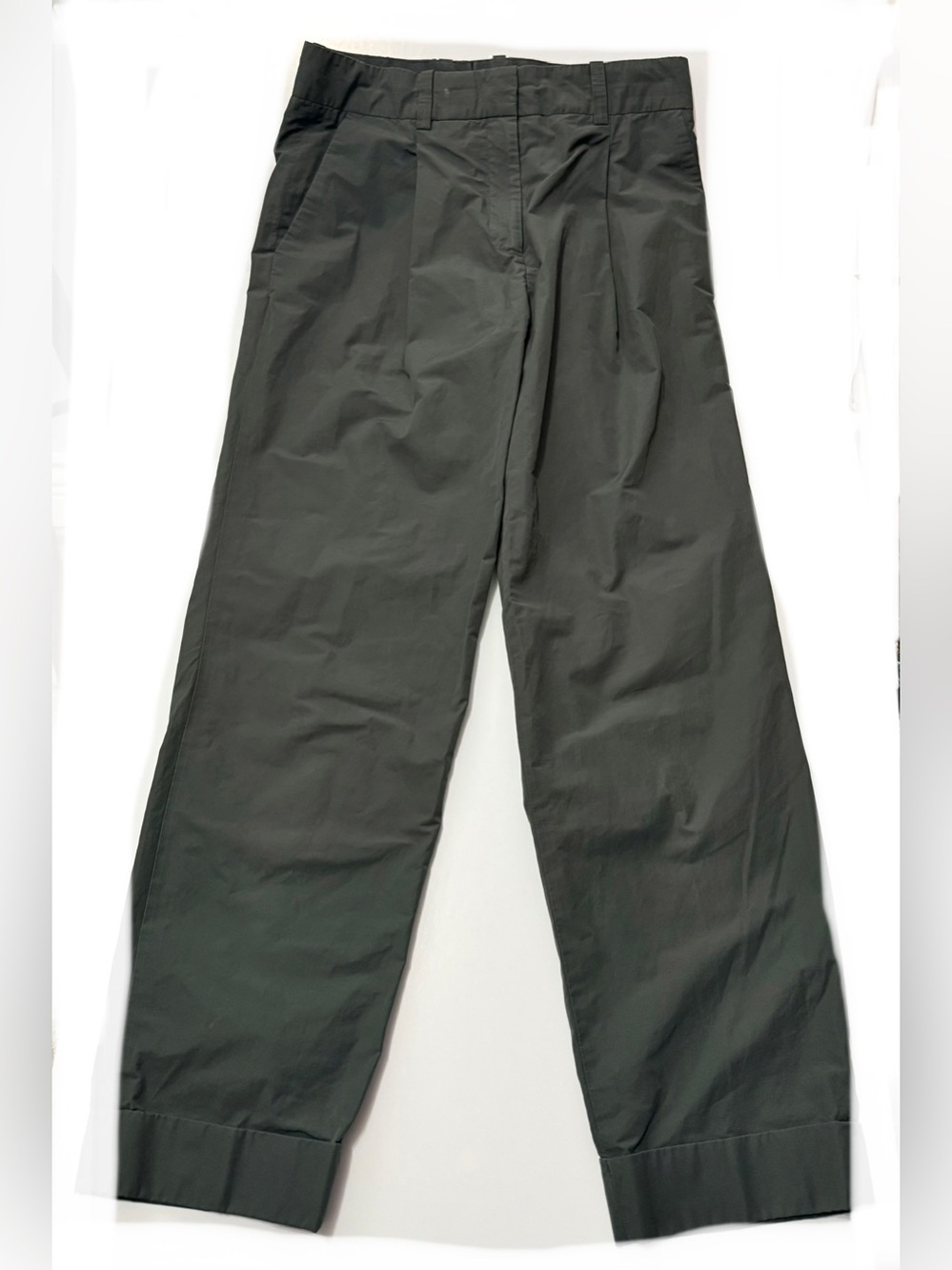 31 COS Charcoal Gray Wide-Leg Pants - Picture 2 of 12